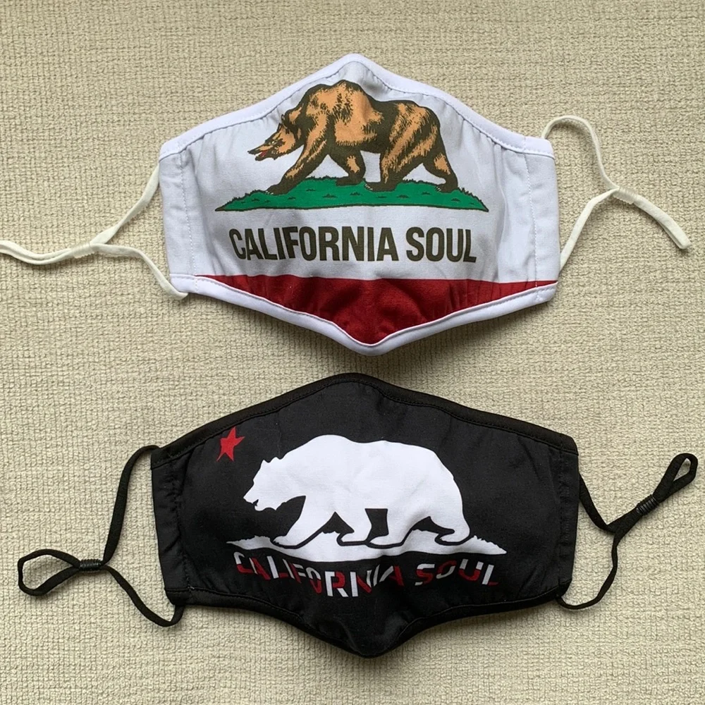 NWOT | California Logo Face Mask 2pcs